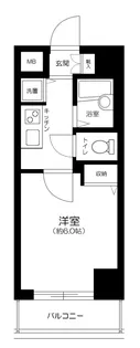 東京都新宿区上落合2丁目【マンション】の間取り