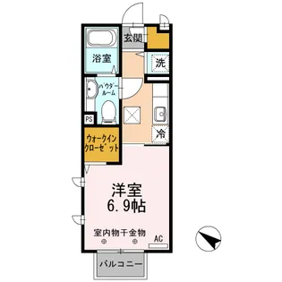 メゾン・ド・プランセス【1階】の間取り