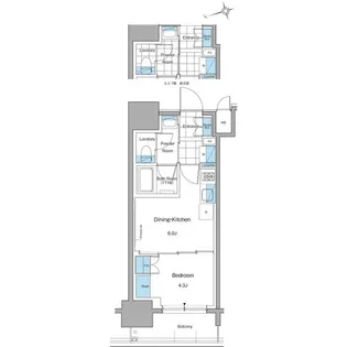 ルフォンプログレ本郷三丁目【2階】の間取り