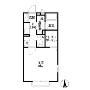 レグルス【1階】の間取り