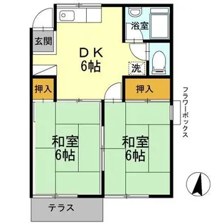 キャピタル高松台【2階】の間取り