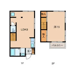 東京都豊島区北大塚2丁目【一戸建】の間取り
