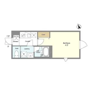 ネオアーバンレジデンス方南町【1階】の間取り