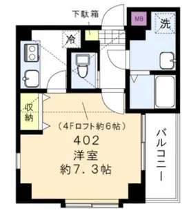 モン・シャトー野方【3階】の間取り