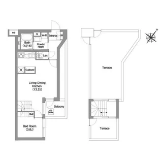 コンフォリア・リヴ渋谷本町【5階】の間取り