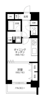 東京都中野区弥生町1丁目【マンション】の間取り
