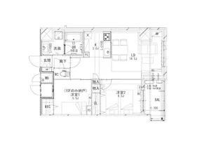 フロンティアレジデンス板橋【13階】の間取り