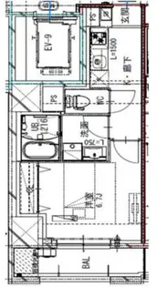 フロンティアレジデンス板橋【308号室号室】の間取り