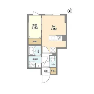 ウェルスクエア駒場東大前【3階】の間取り