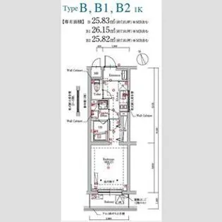 MAXIV蓮根【1階】の間取り