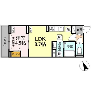 (仮称)中野区鷺宮3丁目PJ【1階】の間取り