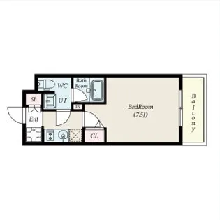 コンポジット新宿柏木【202号室】の間取り