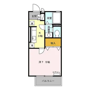 レーヴ平和台【2階】の間取り