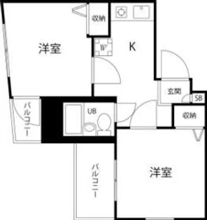 T’S GARDEN蓮根Ⅱ【2階】の間取り