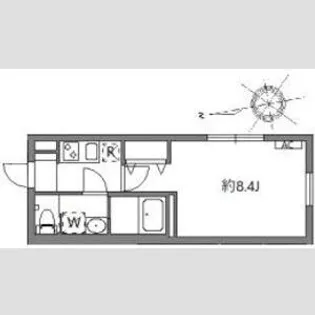 グランピア中野坂上【2階】の間取り
