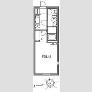 グランピア中野坂上【2階】の間取り