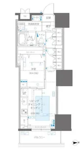 ZOOM信濃町【3階】の間取り