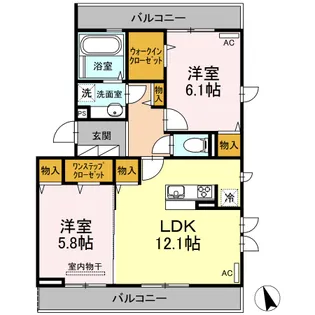 Dルーム大泉学園【2階】の間取り