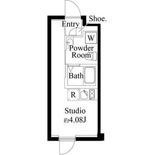 ファーヴァル代々木上原【2階】の間取り