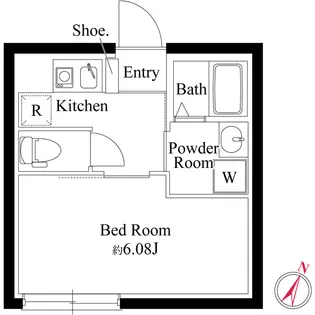オプション坂下【1階】の間取り