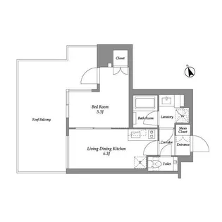 ENETIAL代官山【6階】の間取り