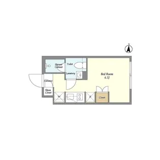 ガーデンレジデンス恵比寿【1階】の間取り