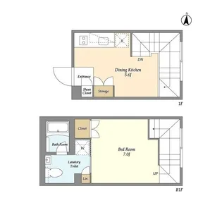 ガーデンレジデンス恵比寿【1階】の間取り