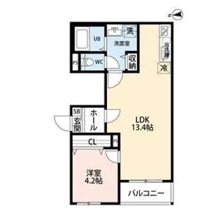 MOMO’S HOUSE【1階】の間取り