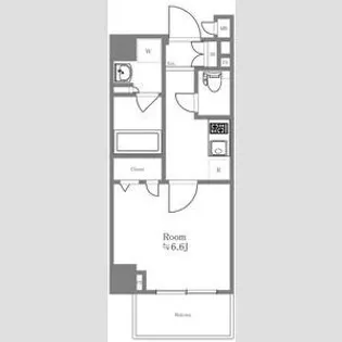 ハーモニーレジデンス池袋ウエストゲート【2階】の間取り
