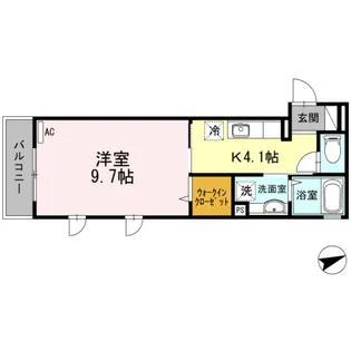 DーROOM HIROO【2階】の間取り