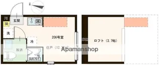 ソラニア上井草【2階】の間取り