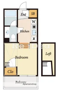 レジデンス光和109【3階】の間取り