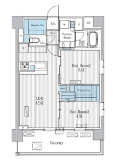 TERRA蚕糸の森【7階】の間取り