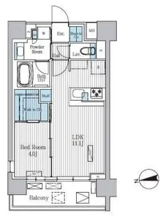 TERRA蚕糸の森【8階】の間取り