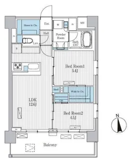 TERRA蚕糸の森【8階】の間取り