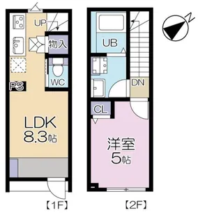 MOKーTERRACE NERIMA VILLA【1階】の間取り