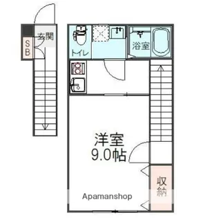 ザ・コート新宿【2階】の間取り