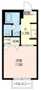 東京都杉並区堀ノ内3丁目【アパート】の間取り