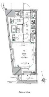 クレイシア三軒茶屋【5階】の間取り