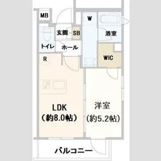 リュエル・サーラ中野中央【2階】の間取り