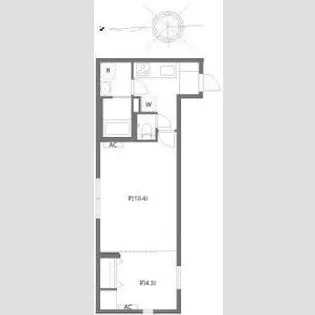 グランピア四谷【1階】の間取り