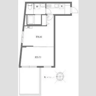 グランピア四谷【3階】の間取り