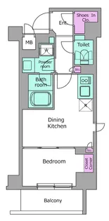 レジディア高田馬場【3階】の間取り