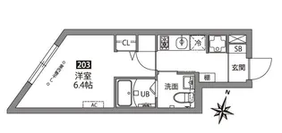 FABRIC中井【2階】の間取り
