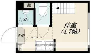 サンキャノーラ野方【1階】の間取り