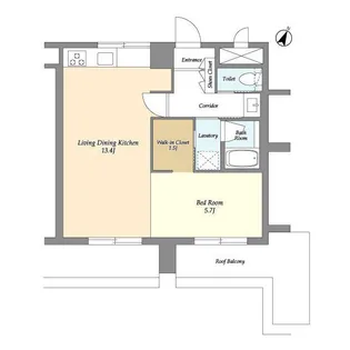 PATH駒込【4階】の間取り