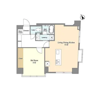 PATH駒込【1階】の間取り