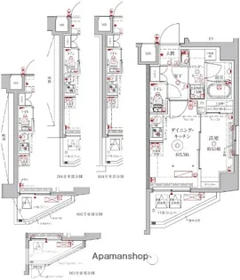 クレイシアIDZ練馬富士見台【1階】の間取り