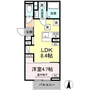 セレスティア小茂根【1階】の間取り