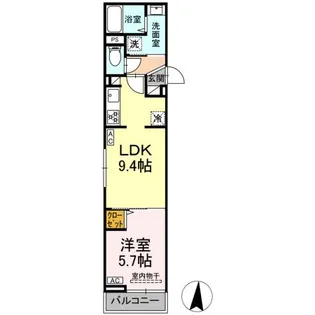セレスティア小茂根【3階】の間取り
